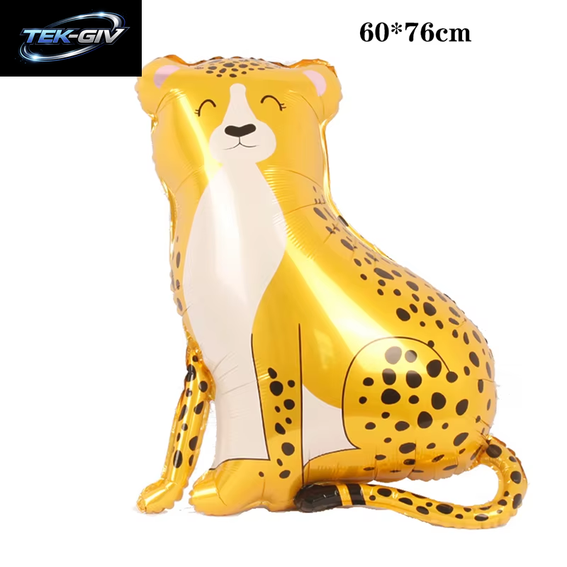 Cartoon Tier Kaninchen Hirsch Folienballon Kinder Geschenke Geburtstag Party Dschungel Tier Thema Dekoration Eichhörnchen Fuchs Bär Helium Globos