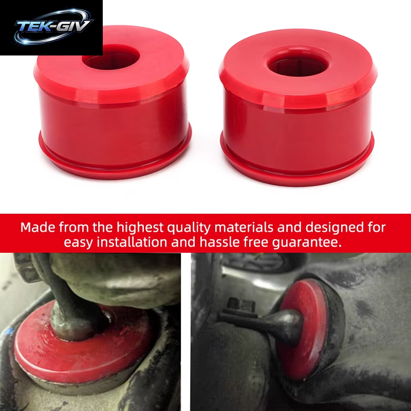 16.7106R Suspension Rear Längslenkerbuchsen Für Honda Civic 1988–2000 Für Integra 1994–2001, Rotes Gummi