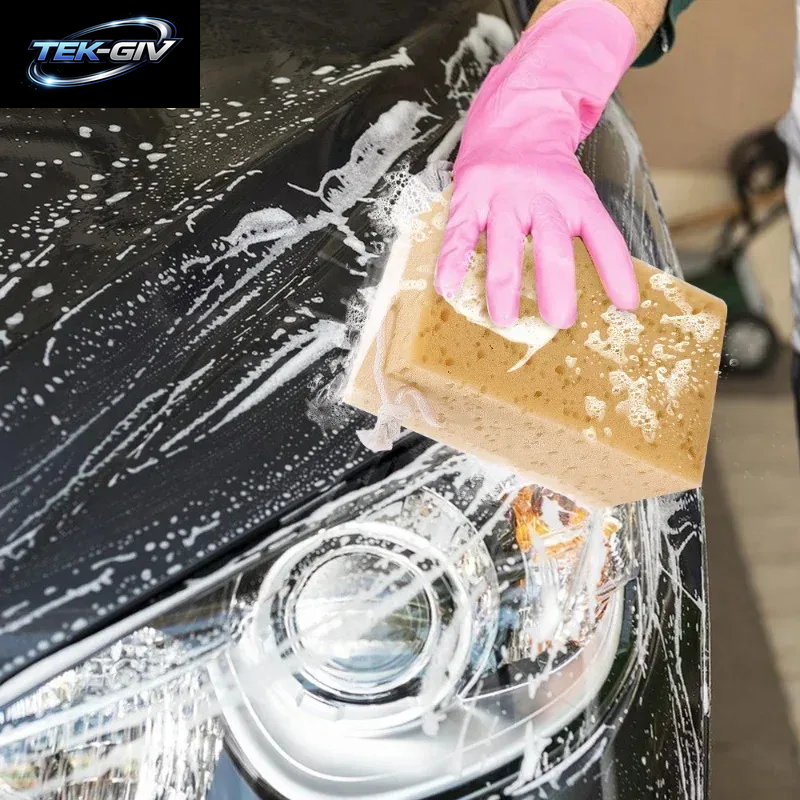 Auto Waschen Schwamm Große Waben Schwämme Pinsel Abstauben Detaillierung Waschen Schwamm Auto Reinigung Werkzeuge Motorrad Auto Zubehör