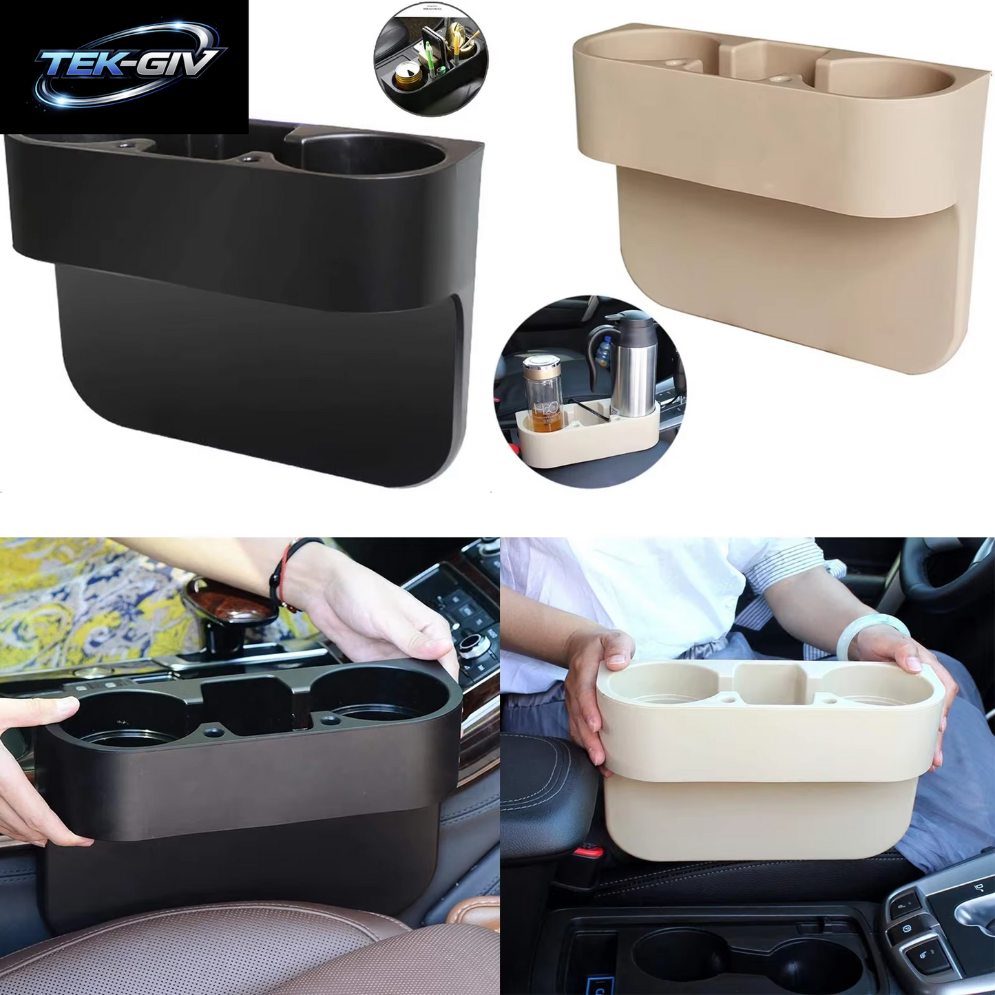 Auto Tasse Halter Auto Sitz Lücke Wasser Tasse Trinken Flasche Kann Telefon Schlüssel Organizer Lagerung Halter Stehen Auto Styling Zubehör