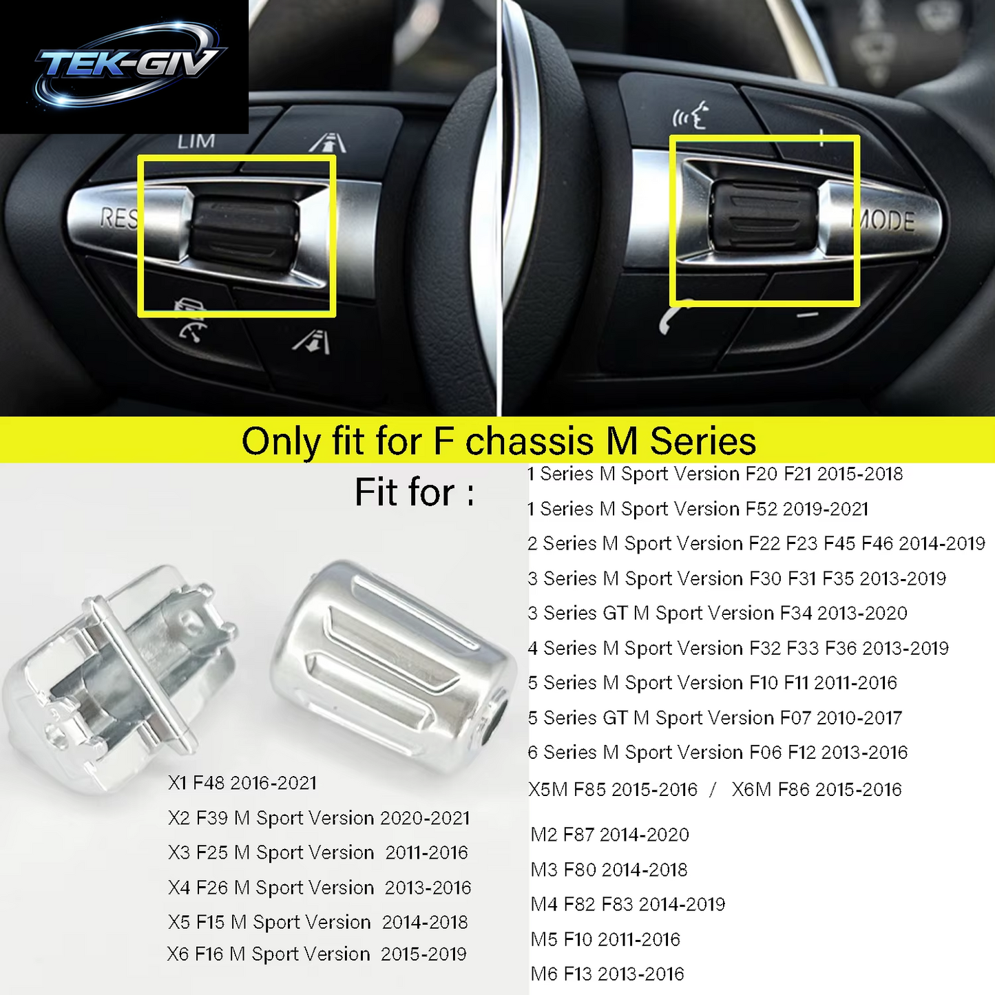 Schwarz Auto Multi-Funktion Lenkrad Control Knob Taste Für BMW 3 4 5 GT 6 7 Serie F30 F35 F34 F36 F10 F11 F12 F07 F01 F02