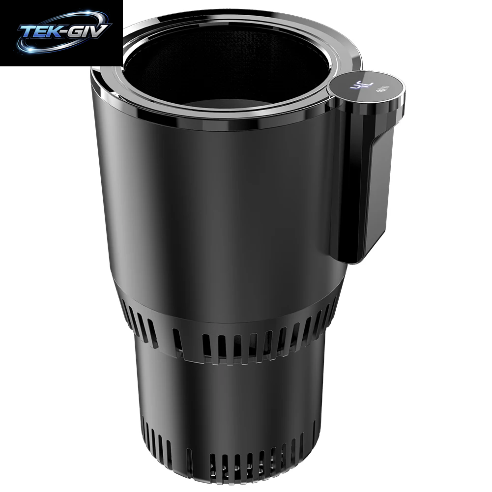 12V Auto Heizung Kühlung Tasse Digital Display 2 in 1 Auto Smart Heißer Kalten Tasse Getränke Halter Schnelle Kühlung Heizung Elektrische Tasse