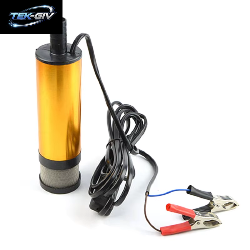 38/51 MM Elektrische Auto Öl Pumpe 12 V Für Pumpen Diesel Öl Wasser Kraftstoff Transfer Pumpe 12L/Min Tauch Aluminium Legierung Shell
