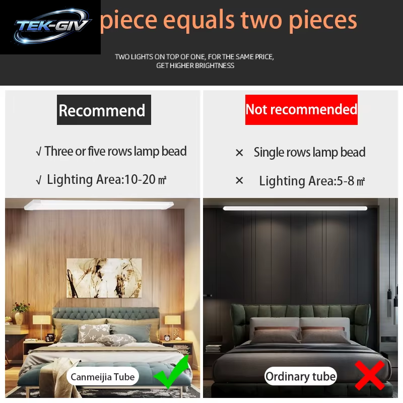 120CM Led Rohr Lichter 100W Led Lampen Bar 60CM Küche Unter Schrank Lampe Für Lager Büro Hause Kommerziellen Decke Wand Licht