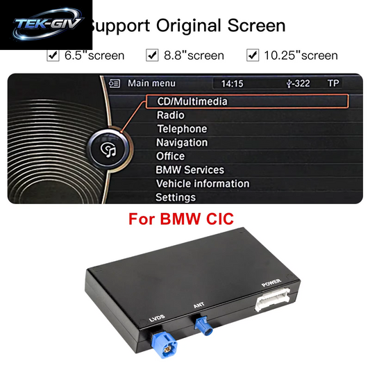 CARABC Wireless Carplay Für BMW MINI F30 F31 F20 F21 F10 F01 X5 E70 X3 F25 NBT CIC System Android Auto OEM Integrationsmodul