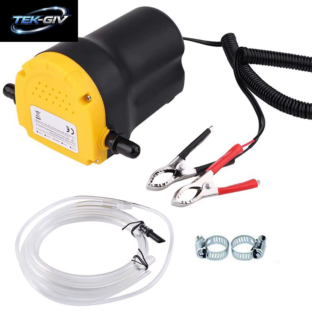 Auto-Motorölpumpe, 12 V, Elektrische Diesel-Flüssigkeitssumpenextraktor, Scavenge Kraftstofftransferpumpe Mit Rohren Für Bootsmotorräder
