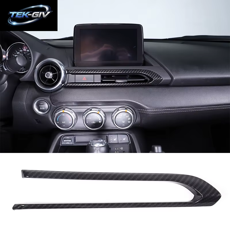 Für Mazda MX-5 Mx5 Nd 2016 Abs Auto Zentral Steuerung Armaturen Brett Navigations Feld Aufkleber Voller Satz Innendekoration Verkleidung Kit Lhd