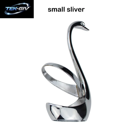 Beliebte Schwanen Form Zink Legierung Besteck Halter Metall Geschirr Basis Zarte Hübsche Dekoration Gadget Küchen Zubehör Für Zu Hause