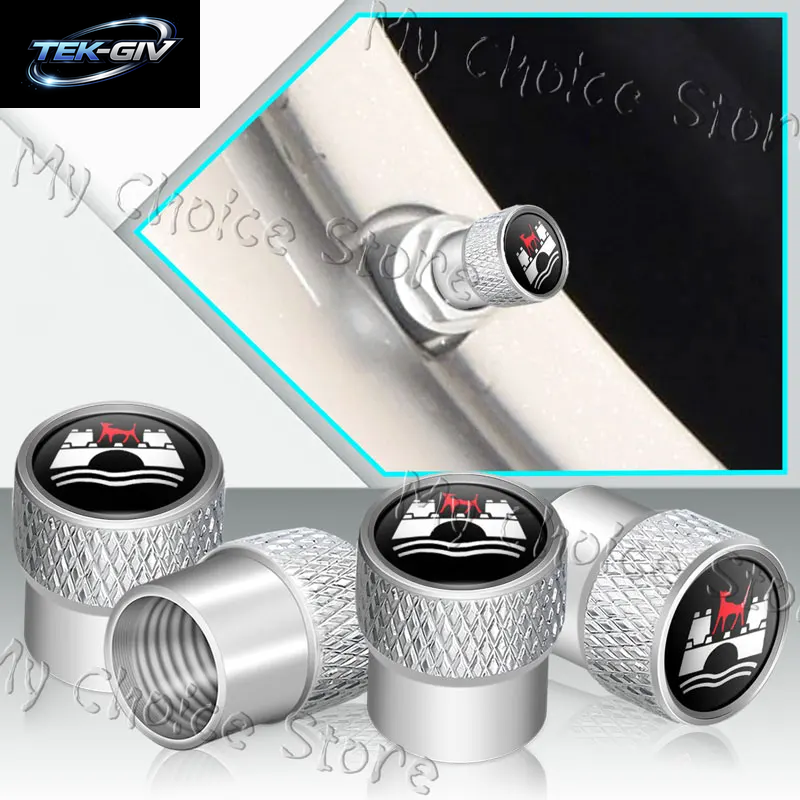 4 Stücke Wolfsburg Edition Emblem Auto Ventilkappen Rad Reifen Luftreifen Vorbau Schutzhülle Für VW Golf Mk5 Passat Jetta Tiguan Polo