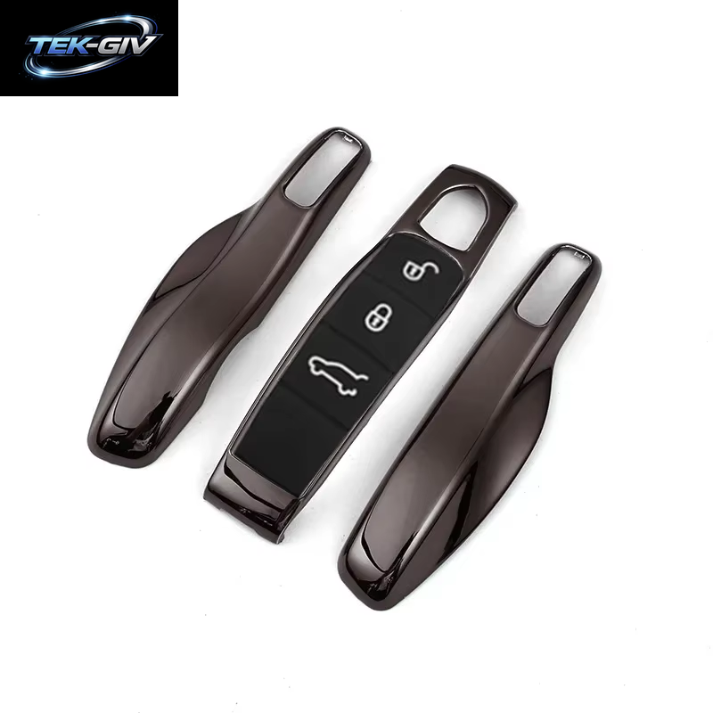 Auto Smart Remote Key Case Fob Abdeckungen Set Shell Für Porsche Panamera Spyder Carrera Macan Boxster Cayman Cayenne 911 970 981 991