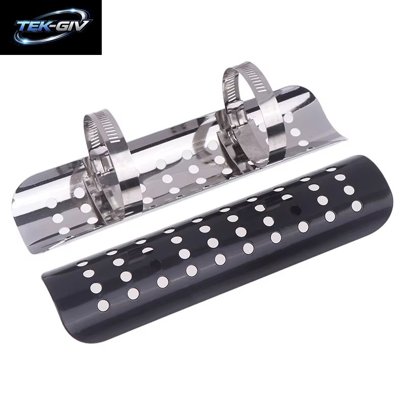 Universal Motorrad Auspuff Hitzeschild Abdeckung Schalldämpfer Schutzfolie Moto Zubehör Fit Für Motorrad