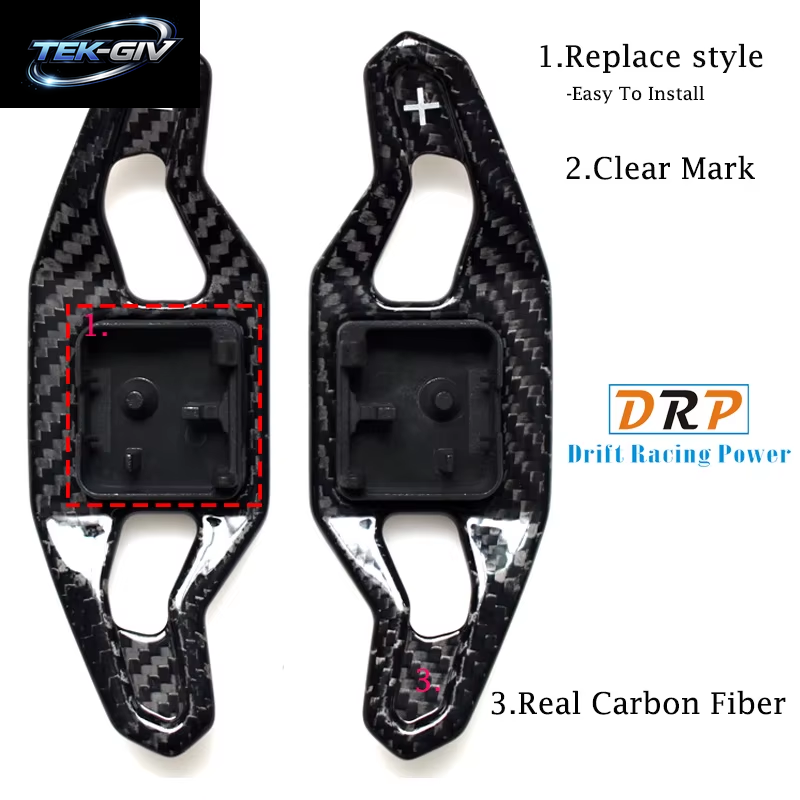 Carbon Fiber Shift Paddle Für Audi A3 8V S3 RS3 A4 S4 A5 S5 RS4 B8 B9 A6 A7 TT TT R8 Q3 Q5 Auto Lenkrad Shifter Verlängerung
