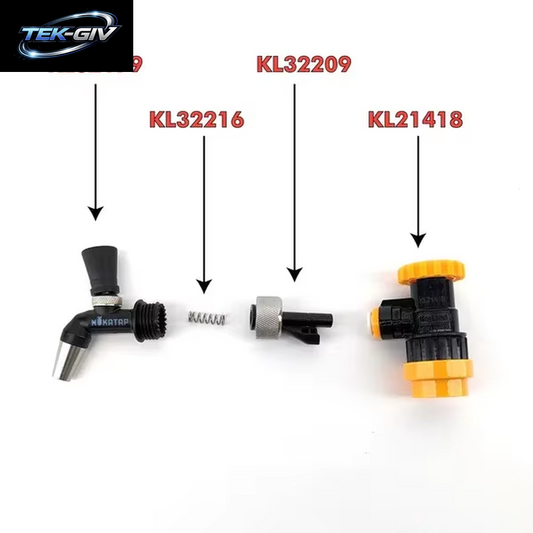 Kostenloser Versand Kegland Nukatap Mini Flow Control Wasserhahn Trennkits Heimbrauegerät