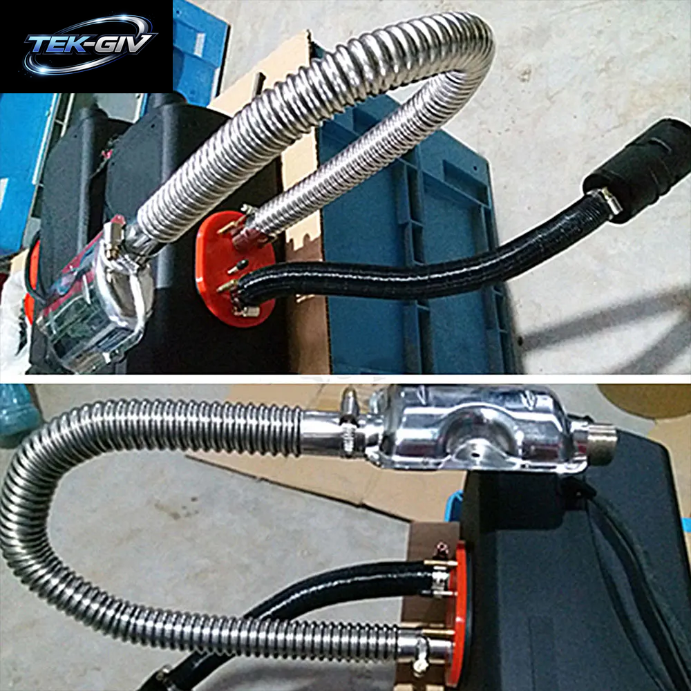 120/150/200CM Air Diesel Standheizung Edelstahl Auspuffrohr Rohr Stahl Flexibel Für Gas Vent Schlauch Auto Lkw VAN