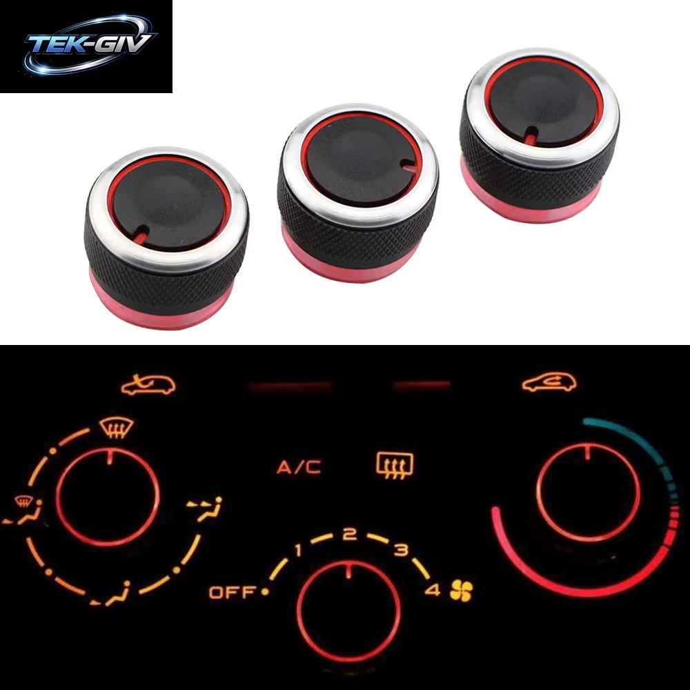 3 Teile/Satz Klimaanlage Knopf Für Peugeot 206 207 Citroen C2 AC Knopf Auto Heizung Zubehör Temperatur Controller Schalter