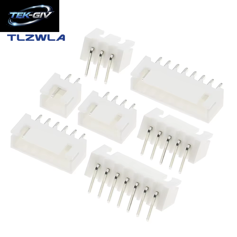 100 Stücke JST XH2.54 2/3/4/5 Pin Terminals Kunststoff Shell Stecker + Buchse Draht Stecker XH 2,54 2P 3P 4P 5P-14P