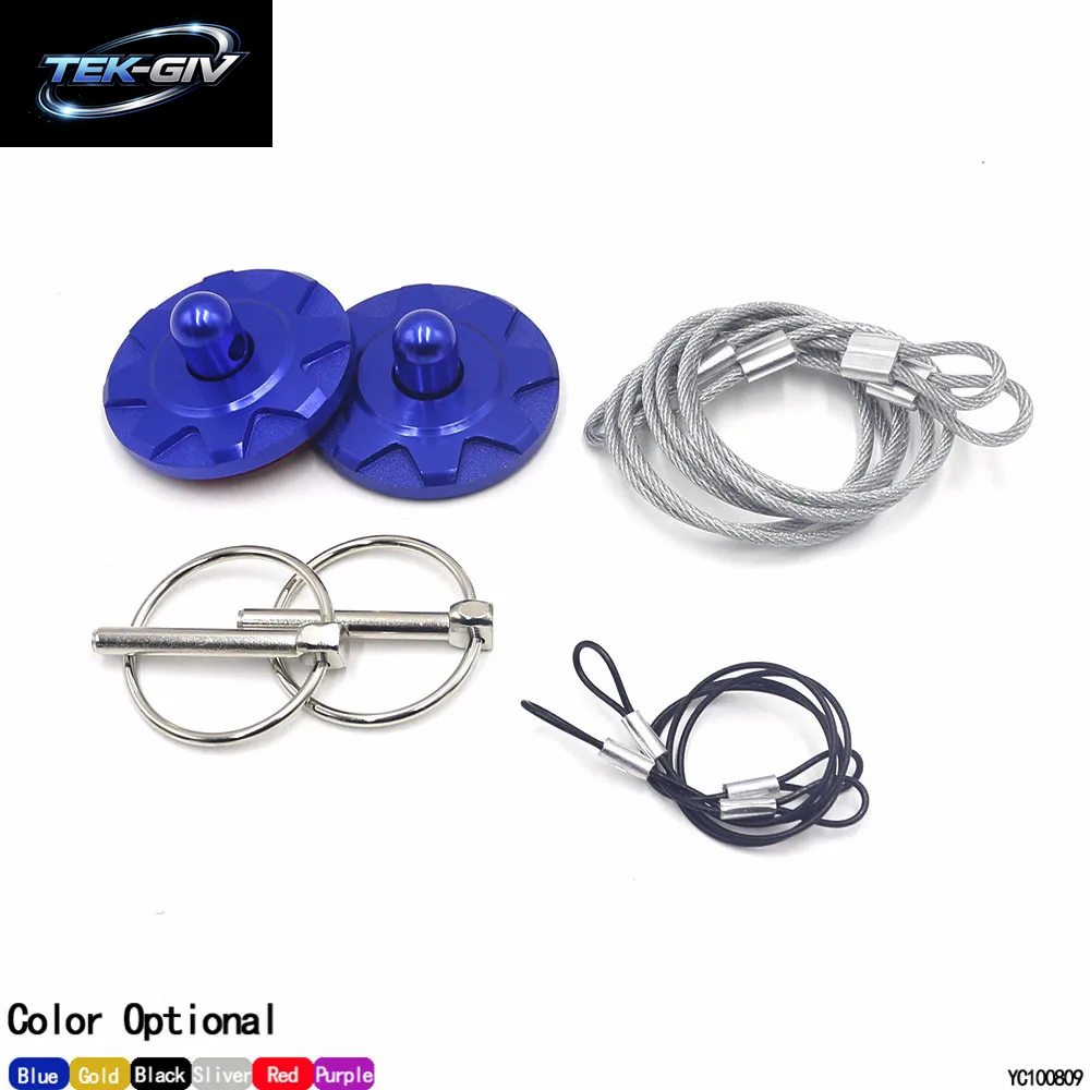 Racing Auto Motorhaube Aluminium Lock Latch Kit Universal Motorhaube Pin Set Automotive Zubehör
