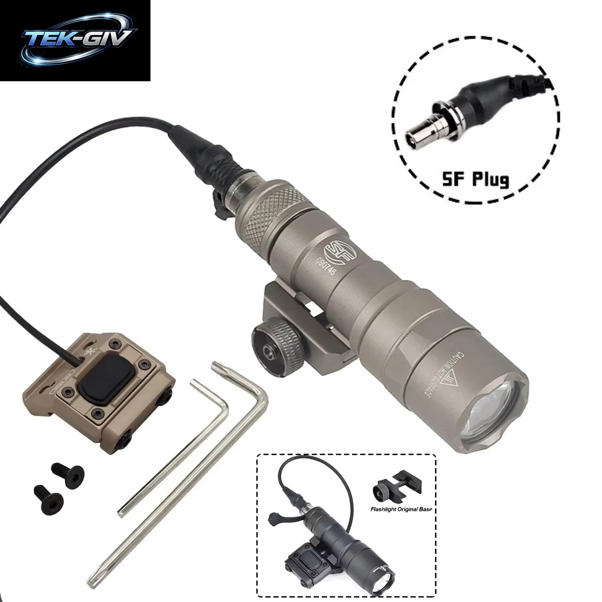 Surefire M300 M600 Taschenlampe Fit 20Mm Schiene Gewehr Airsoft Mit EINHEIT Modbutton Lite Druck Schalter M600B M600C LED Scout Licht