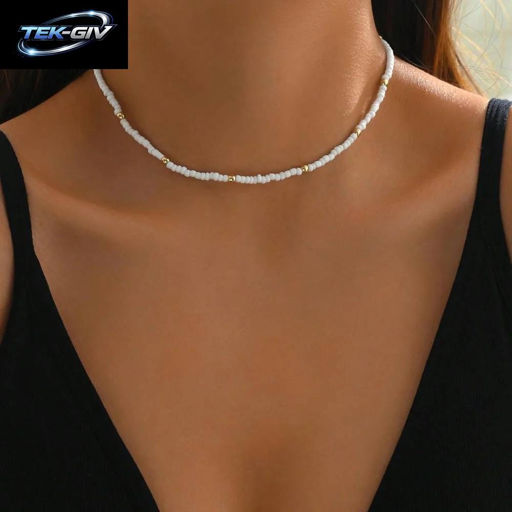 Modische Natürliche Muschel-Perlen-Halskette, Muschel-Anhänger, Vom Ozean Inspirierter Schmuck, Halsband, Geeignet Für Frauen, Urlaub, Party, Alltag