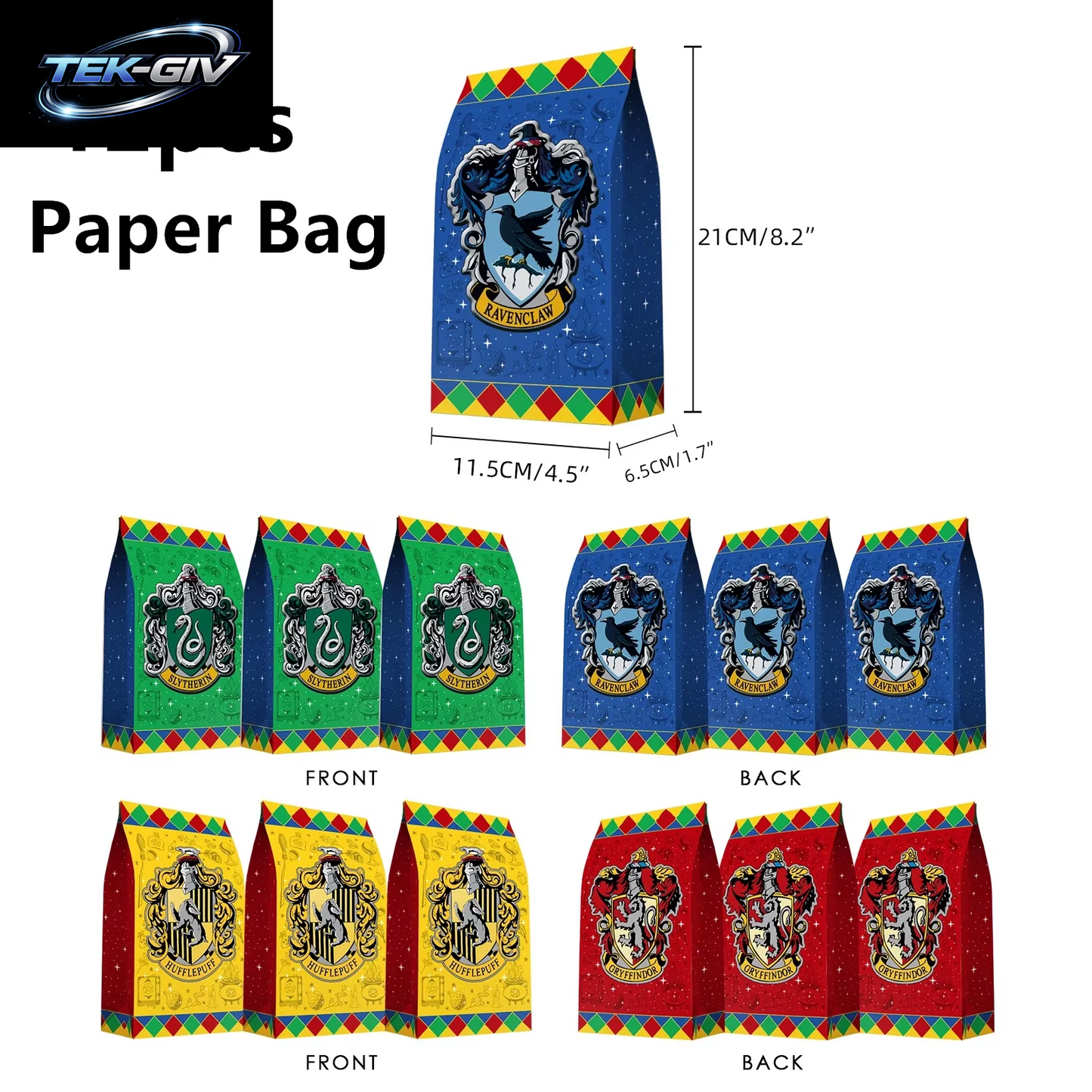 Harry Potter Ballon Hogwarts Hintergrund Eule Schule Happy Birthday Banner Party Dekoration Tortendekoration Einweg-Tischgeschirr
