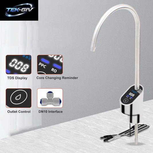Touchscreen Wasserhahn Tds Wert Digital Anzeige Wasserhahn Waschbecken Wasserhahn Dn10 24V Für Die Küche Zu Hause