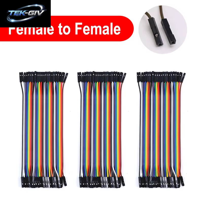 Überbrückungsdraht, 40 Pins, 2,54 Mm, 10/15/21/30/40 Cm, Buchse Auf Buchse, Stecker Auf Buchse, Stecker Auf Stecker, Überbrückungsleitung, Verbindungskabel, Diy-Set