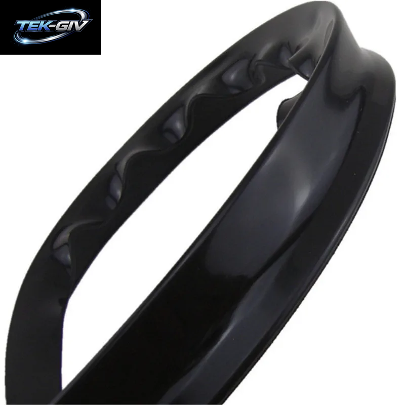 2 Stücke Universal Auto Rad Augenbraue Bögen Lippen Glänzend Schwarz 73 Cm Auto Seite Fender Flares Verlängerung Schutz
