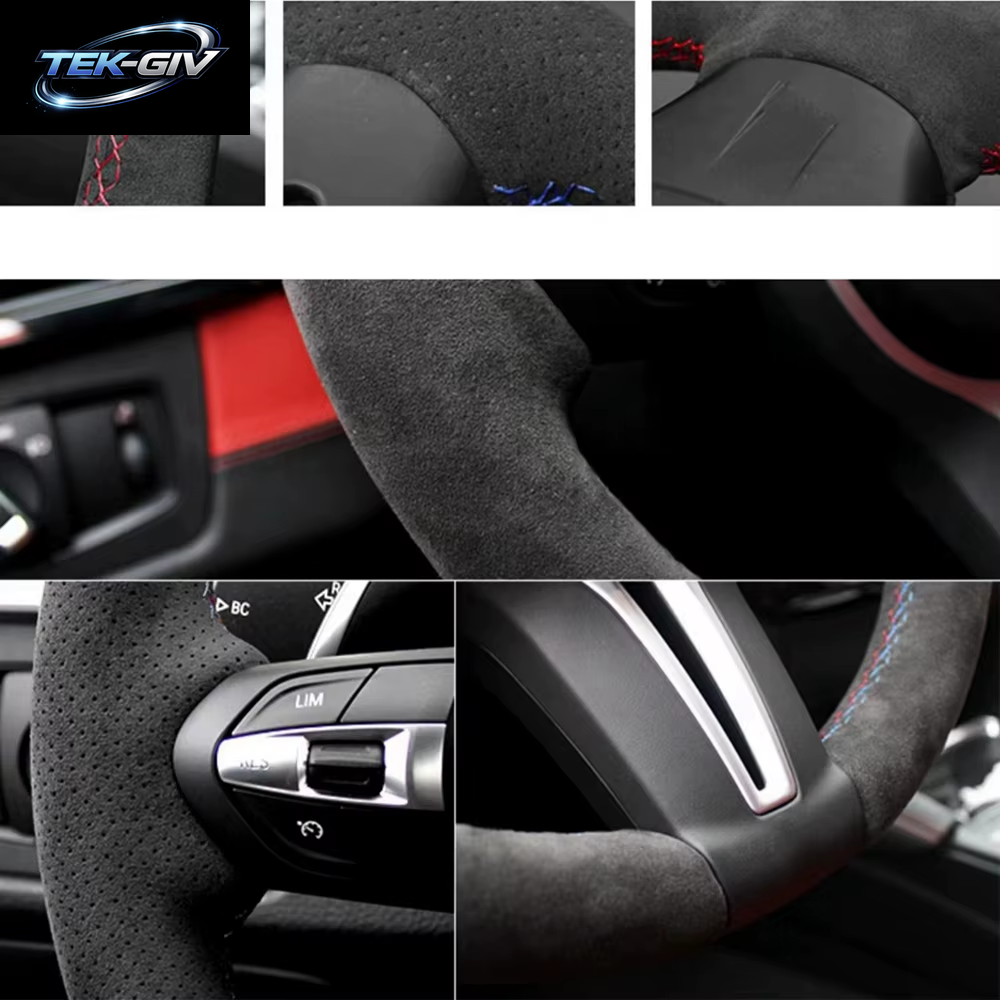 Anpassung Auto-Lenkradbezug, Zubehör, Handnähen, Wildleder, Rutschfest Und Bequem, Für Peugeot 308 2014–2017