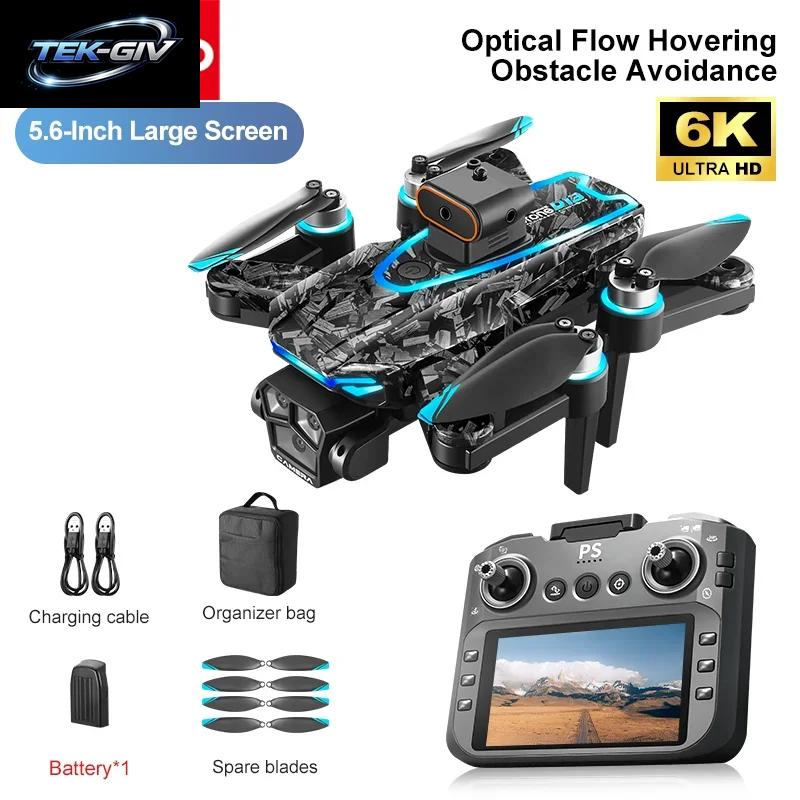 Lenovo D13 Gps-Drohne, 8K, Dreifachkamera-Antenne, HD, Optischer Fluss, Intelligente Hindernisvermeidung, Faltbarer Bürstenloser Motor, Vr-Drohne