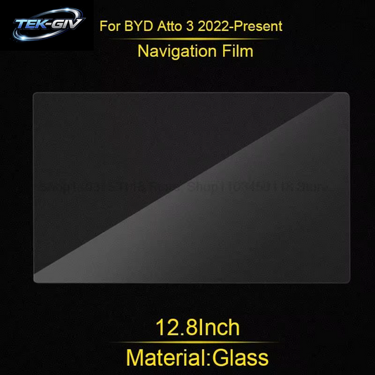 Displays Chutz Folie Aus Gehärtetem Glas Für Byd Atto 3 Yuan plus 12,8 15,6 Auto Zoll Zoll GPS Navigation Anti-Scratch