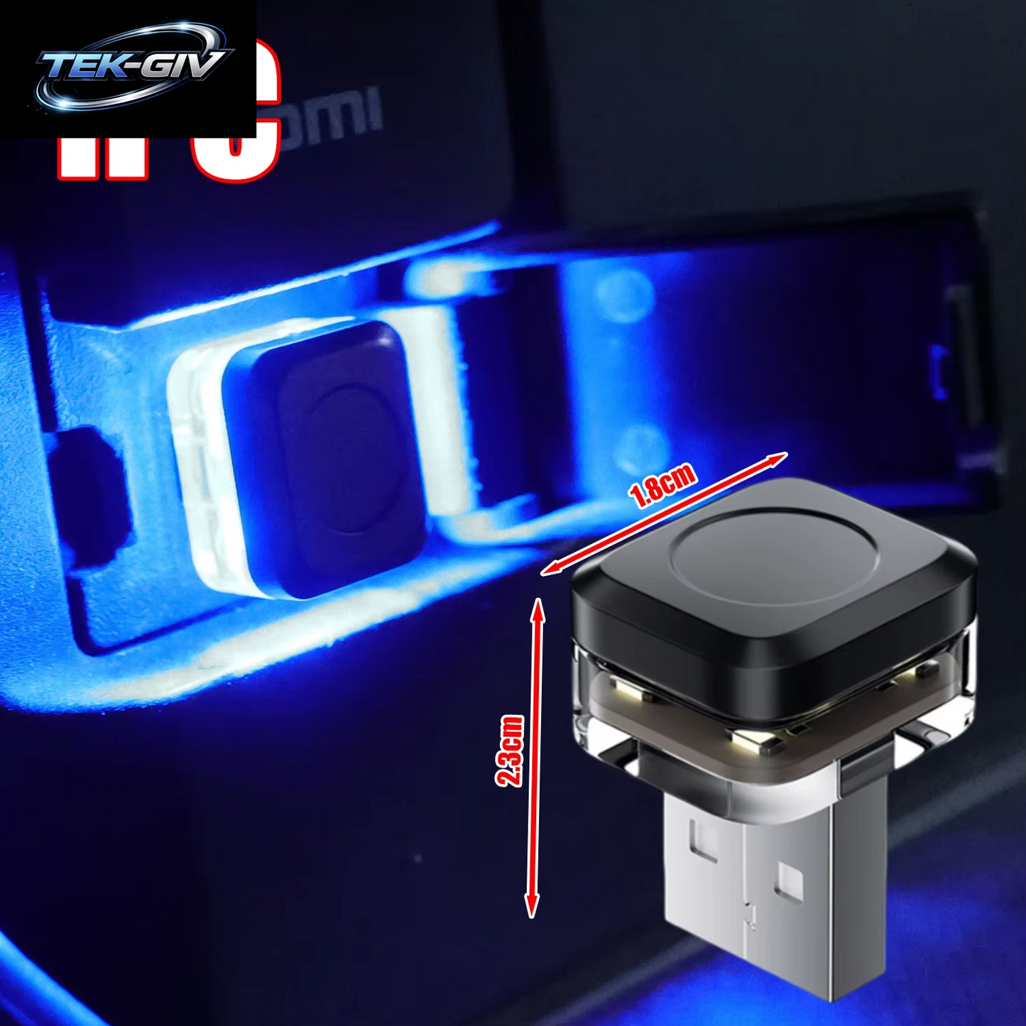Mini USB LED Nachtlichter Auto Innen Atmosphäre Lampe Auto Dekoration Umgebungsbeleuchtung LED Neonlampe Auto 5V Plug & Play