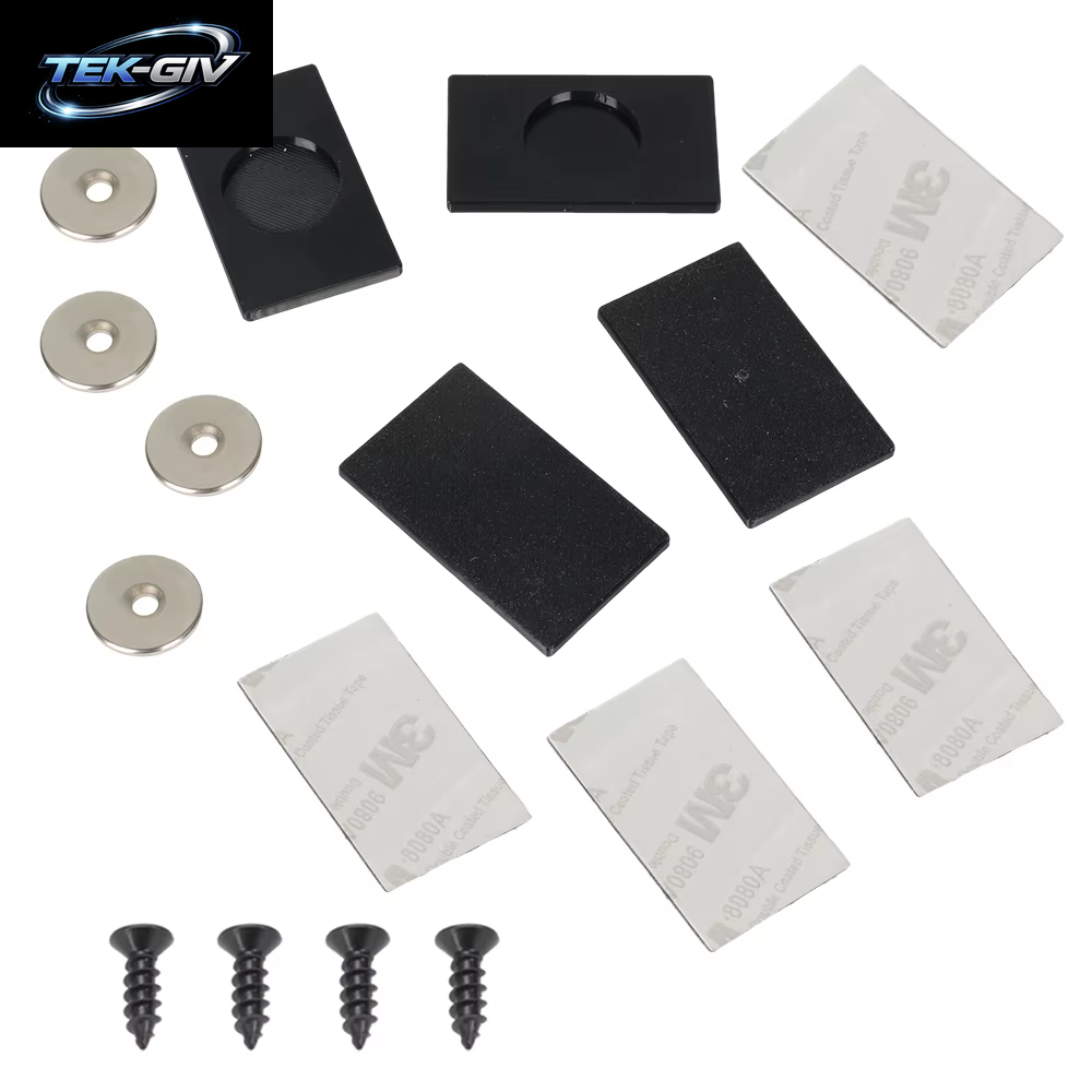 4PCS RV Kennzeichen Halter Starke Magnetische Universal Kennzeichen Außen Zubehör Für Auto Caravan Anhänger Motorrad