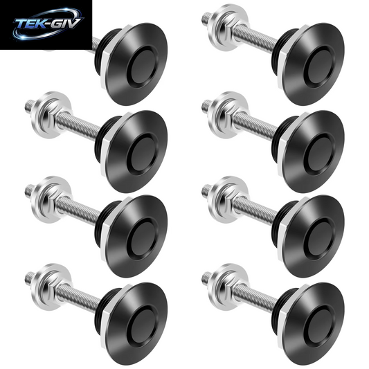 1,19" Universal Auto Hood Pins Lock Clip Kit Quick Release Bonnet Lock Set Aluminiumlegierung Fahrzeug Quick Latch Hood Pins