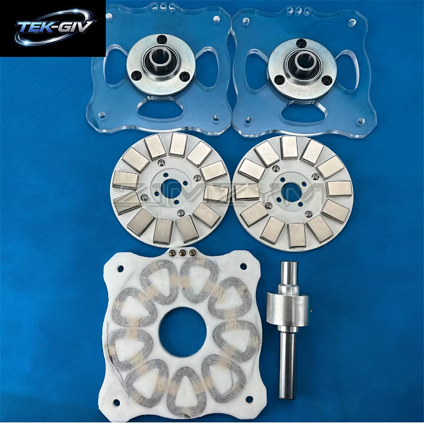 1000 W Hochleistungs-Diy-Scheiben-Permanentmagnet-Generator Ohne Eisen, Niedrige Geschwindigkeit, Hohe Effizienz, Wind Und Hydraulische Freie Energie, 1–20 A