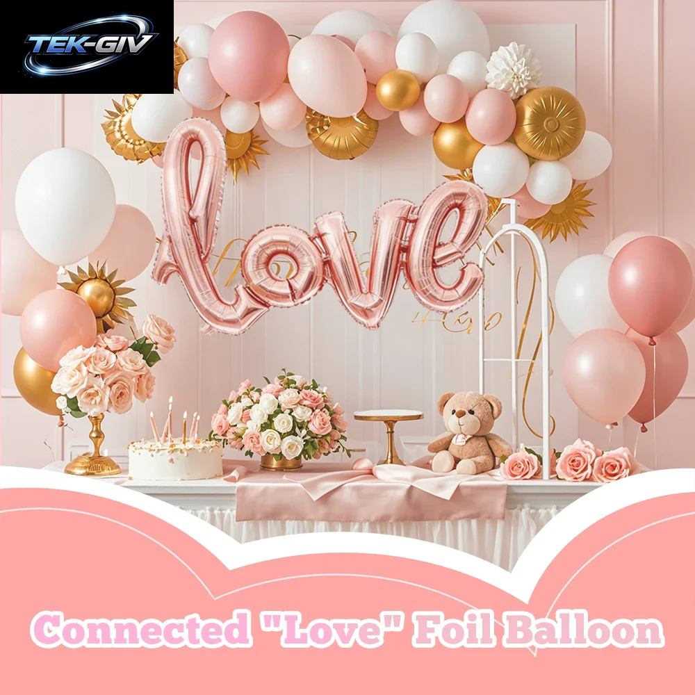 LIEBE Brief Folie Mylar Ballon Für Hochzeit Valentinstag Jahrestag Geburtstag Party Dekor Hintergrund Bogen Kranz DIY Supplie