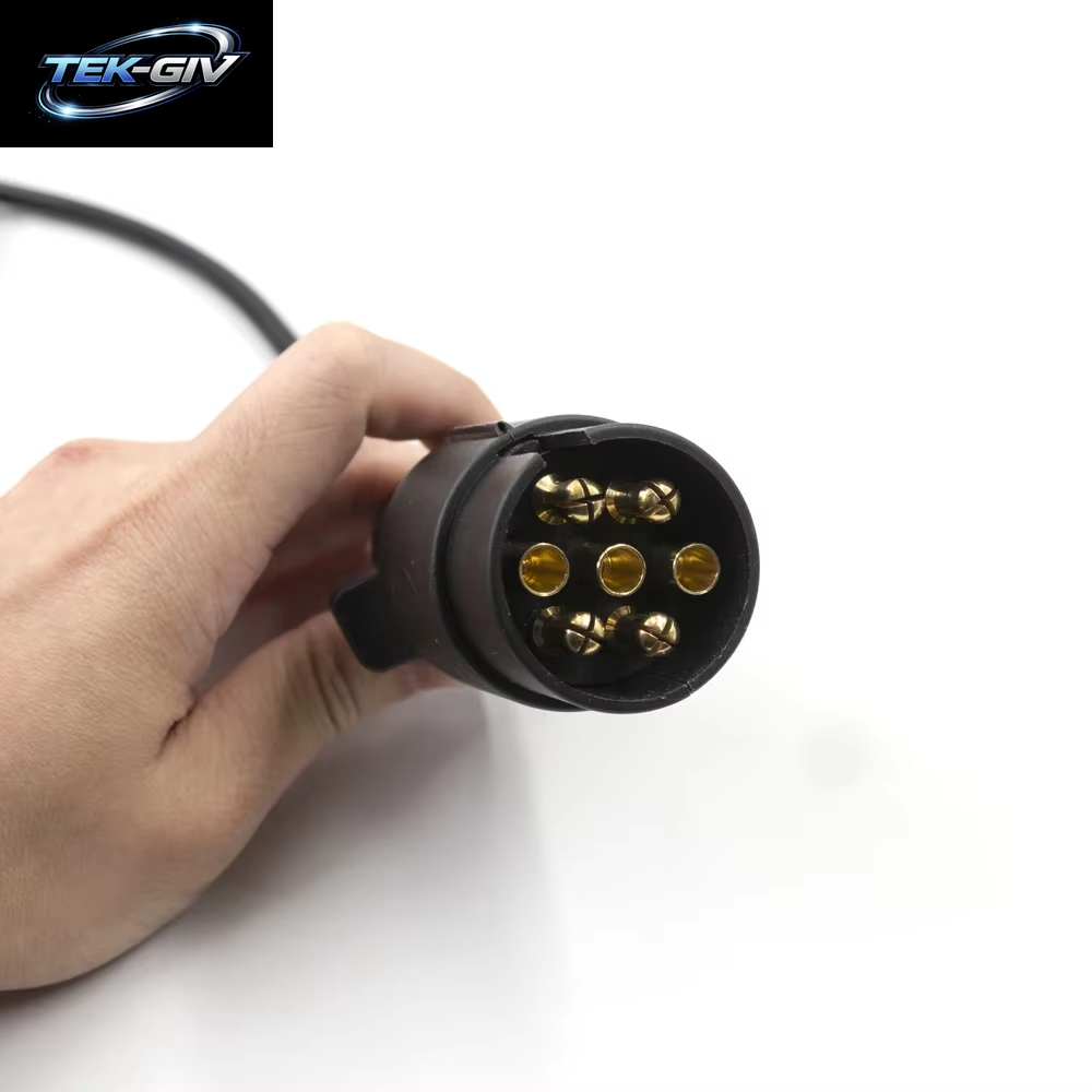 1Set 12V Hinten Abschleppen Anhänger Rücklicht LED 10M Kabel 7Pin Universal Brems Stop Wasserdichte Lizenz Nummer Platte Blinker Lampe