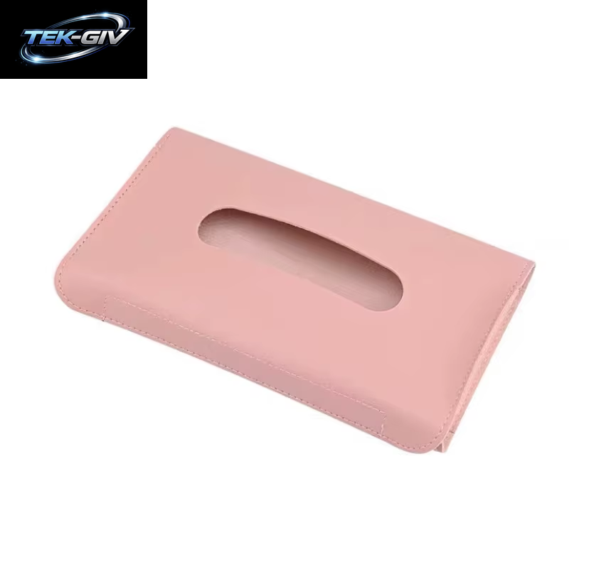 2 Farben Tissue Box PU Leder Auto Sonnenblende Hängen Halter Auto Tissue Boxen Auto Innen Lagerung Dekoration Zubehör