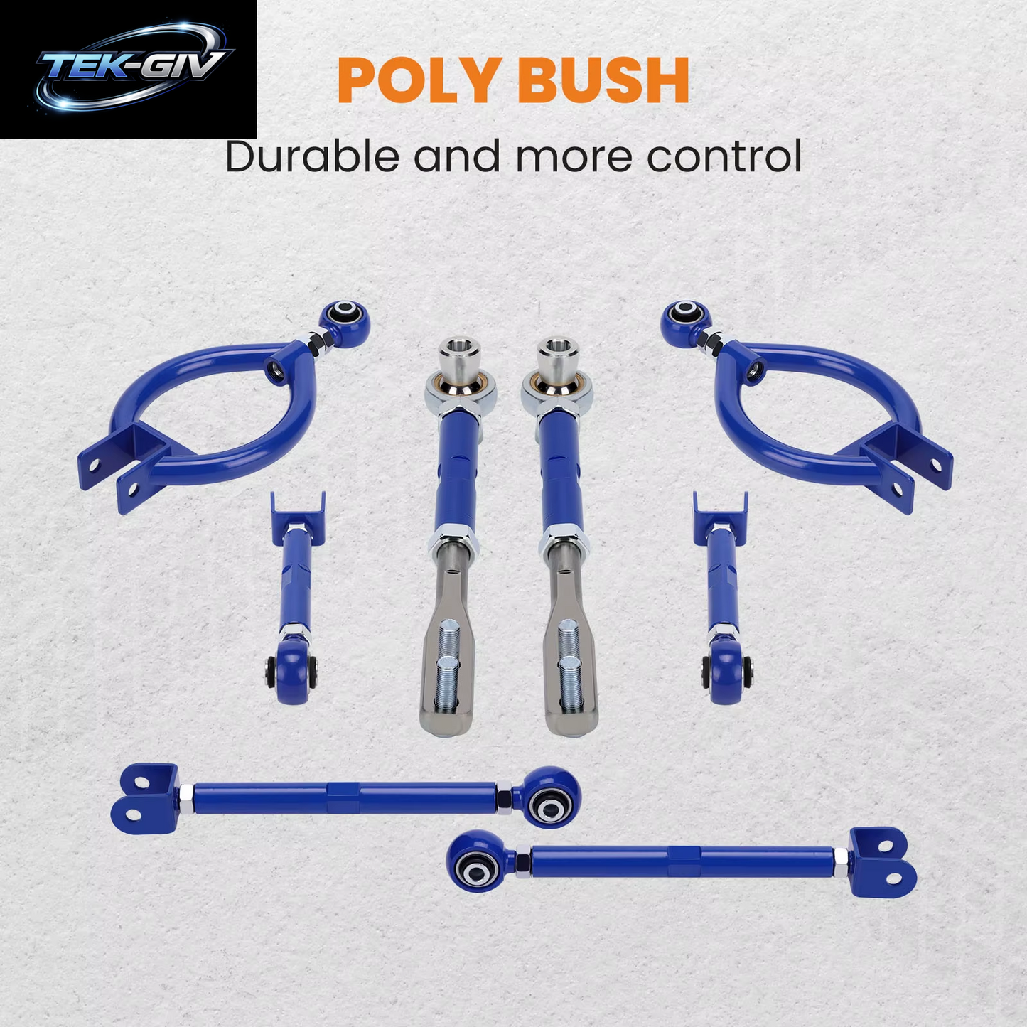 Hinten Sturz Kit + Traktion Control Arme Spannstangen Für Nissan 240SX S13 89-94 Einstellbare Vordere Spannstange + Zehen + Traktion