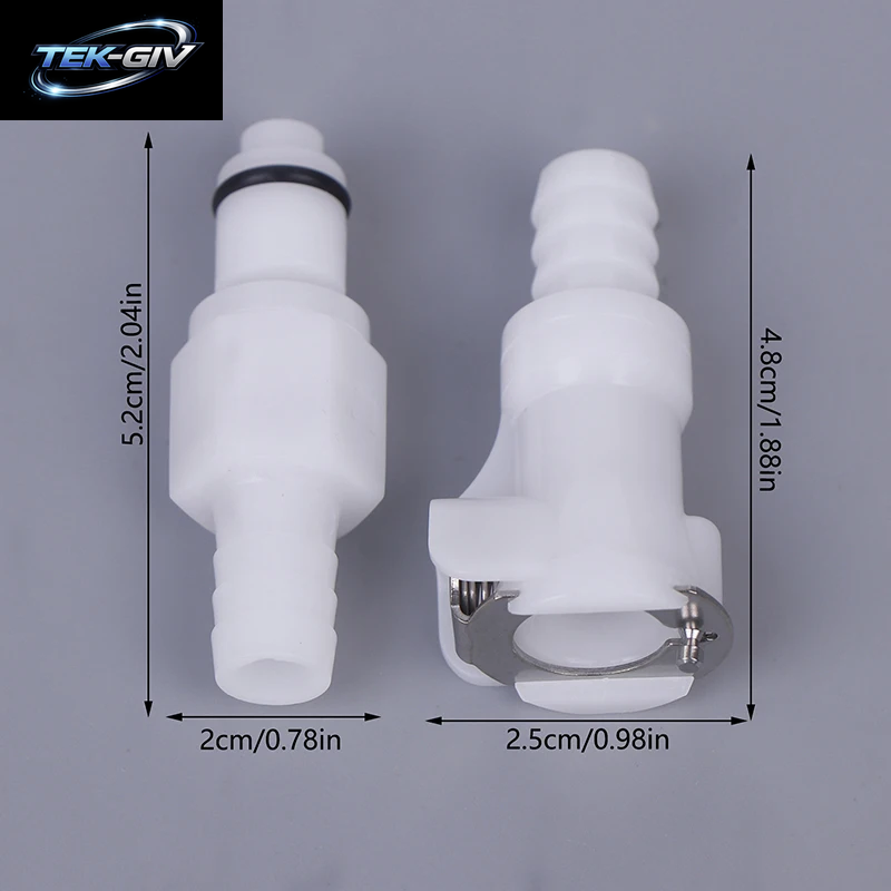 【M】3/8 POM Medical Panel Mount Female Quick Disconnect Coupling Hose Barb Air Water CPC Connectors