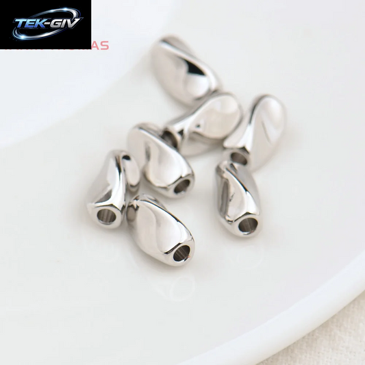 (4467)20PCS 4,5X8Mm Loch 1,5 MM 24K Gold Farbe Messing Spacer Perlen Armband Perlen Hohe Qualität Diy Schmuck Zubehör