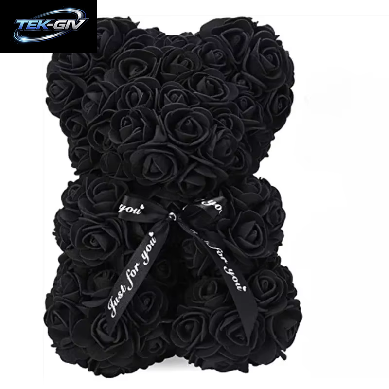 Künstliche Blume, Ewige Rose, Teddybär Für Mama, Muttertag, Geburtstag, Valentinstag, Jahrestag, Geschenke Und Dekoration, Miniaturen