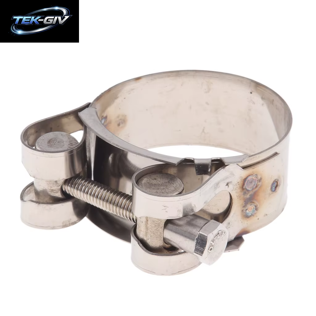Motorrad-Auspuffrohrschellen, Clip, Passend Für Größe 32–35/36–39/40–43/44–47/48–51/52–55 Mm, Edelstahl-Auspuffklemme