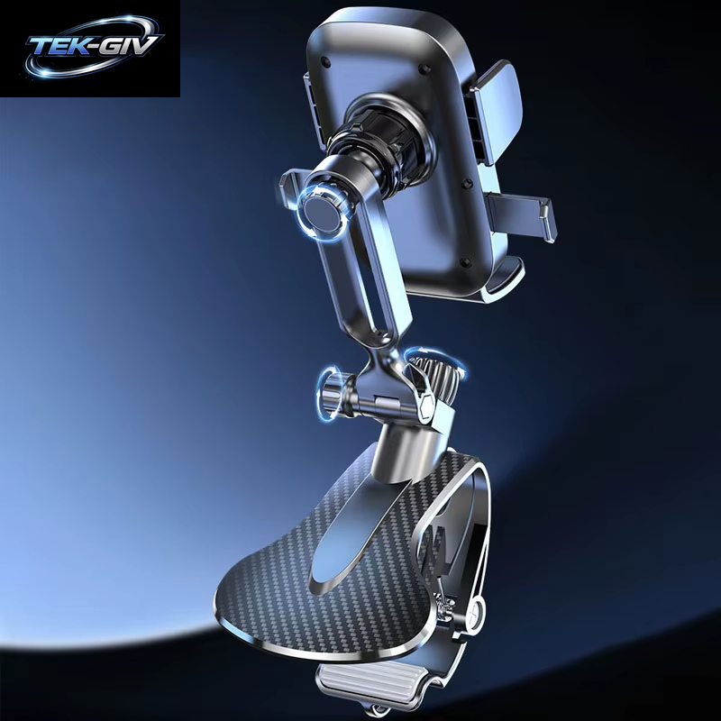 Neue Auto Dashboard Telefon Halter Schwerkraft Krokodil Clip Automatische Verriegelung Spiegel Telefon Ständer Universal GPS Navigation Halterung