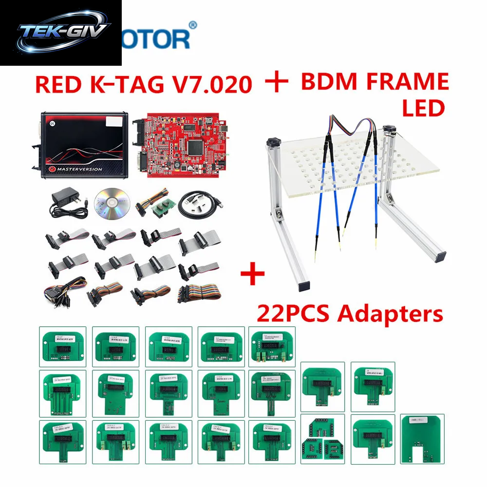 2025 Kess Ksuite V2 5.017 K TAG 7.020 2.25 4 LED Master Green PCB Board Unlimited Online KESS Car Truck ECU Programmer Tool