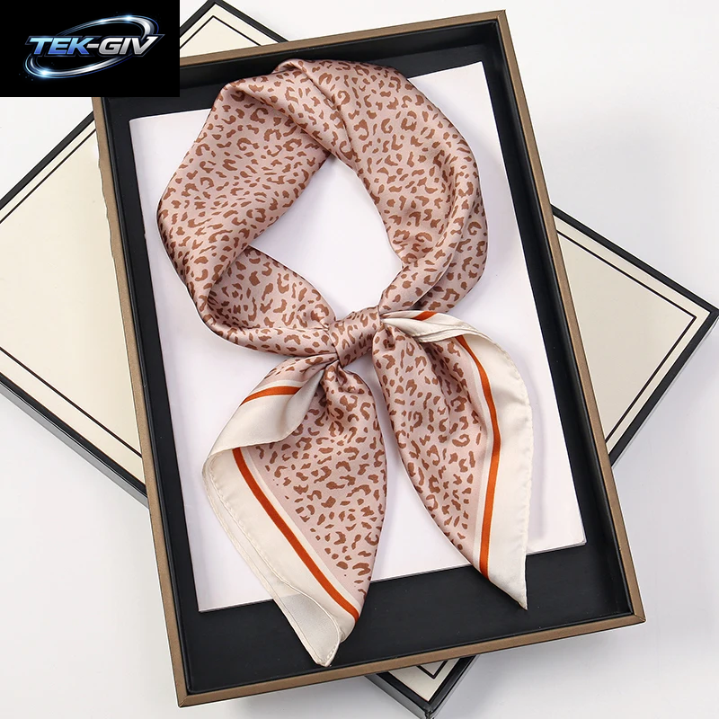 60 Farben Luxus-Schal Für Damen 70*70Cm Seidengefühl Quadratisches Haartuch Foulard Satin-Schal Großformatiges Kopftuch Hijab Taschentuch