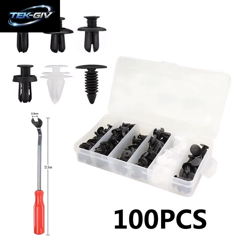 Universal Auto Befestigungen Clip Mixed Körper Push Automotive Klemmen Retainer Fußmatten Clips Auto Näher Tür Für Körper Reparatur Werkzeuge