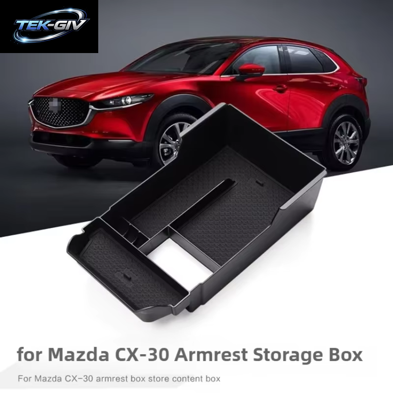 Für Mazda CX-30 CX30 2020-2024 Mittelkonsole Armlehne Aufbewahrungsbox Fach Organizer Zubehör Aufräumen