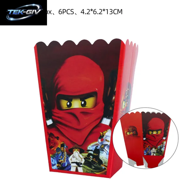 Ninjaed Go Thema Luftballons Geburtstag Party Dekoration Lieferungen Baby Dusche Legoed Latex Ballon Hintergrund Banner Kuchen Topper Jungen
