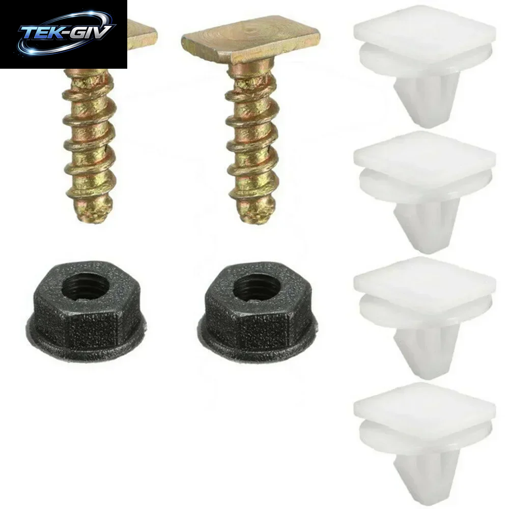 8Pcs Auto Vorderrad Arch Trim Fastener Clips Schraube Mutter Bolzen Set Für Vauxhall Corsa C Auto Innen Zubehör Auto Clips