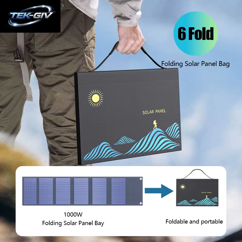 1000 W Solarpanel Tragbare Falttasche USB + DC Ausgang Solar Ladegerät Outdoor Netzteil Für Home Handy Stromgenerator